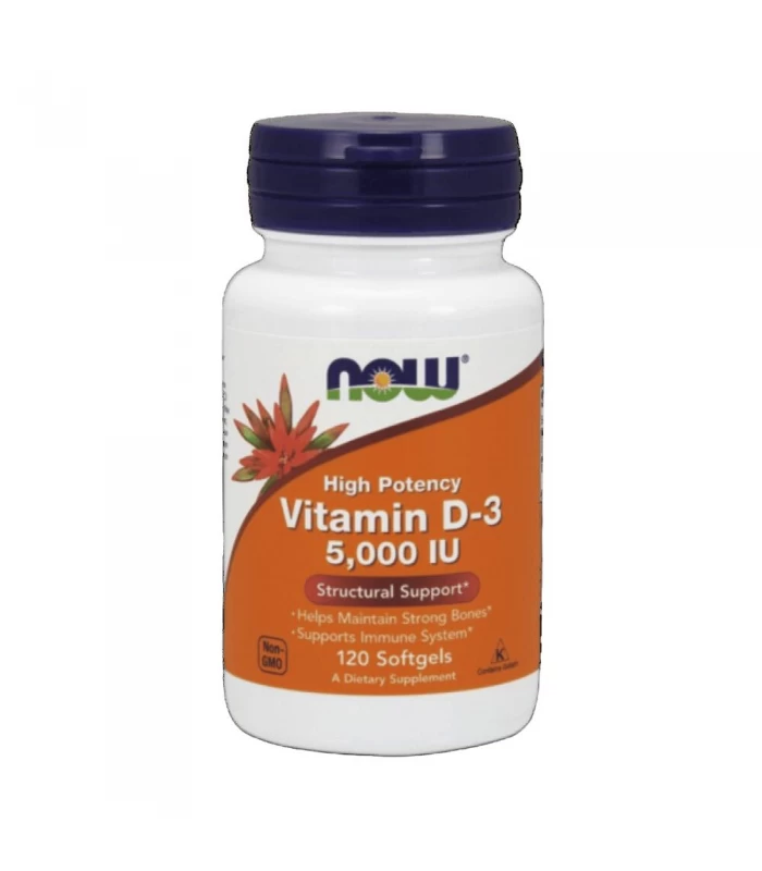 NOW Vitamin D-3 (5000 IU) 120 или 240 капс