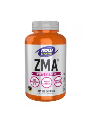 NOW ZMA, 90капс - цинк, магнезии и витамин B6