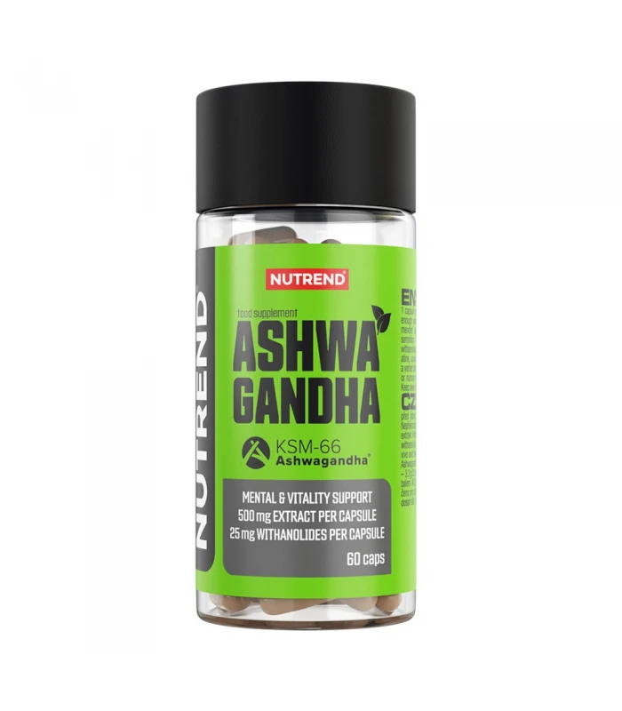 NUTREND Ashwagandha 60 капсули - Ашваганда