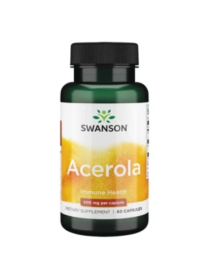 SWANSON Acerola 500 mg 60 капсули - Натурален витамин С