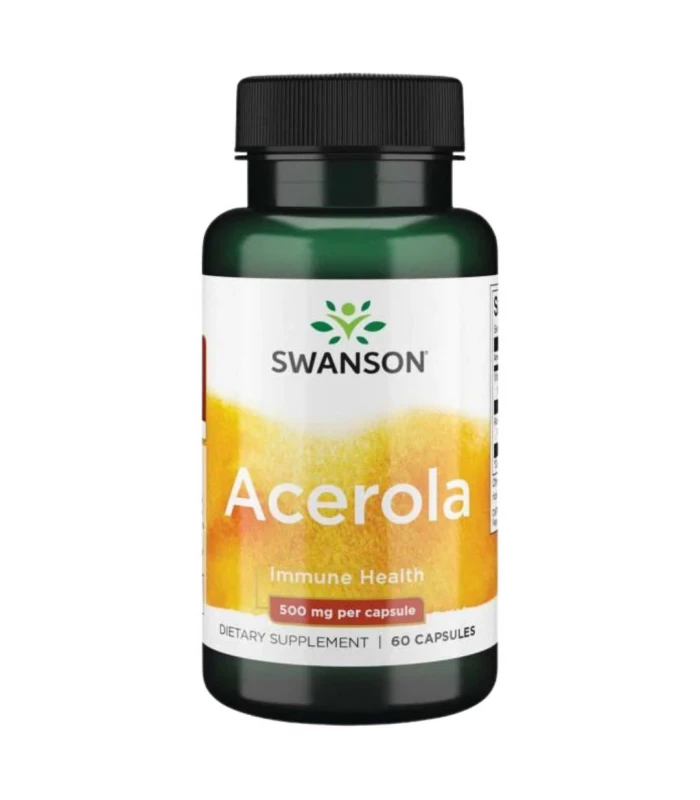 SWANSON Acerola 500 mg 60 капсули - Натурален витамин С