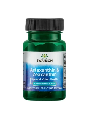 SWANSON Astaxanthin & Zeaxanthin 60 капсули - проблеми с очите