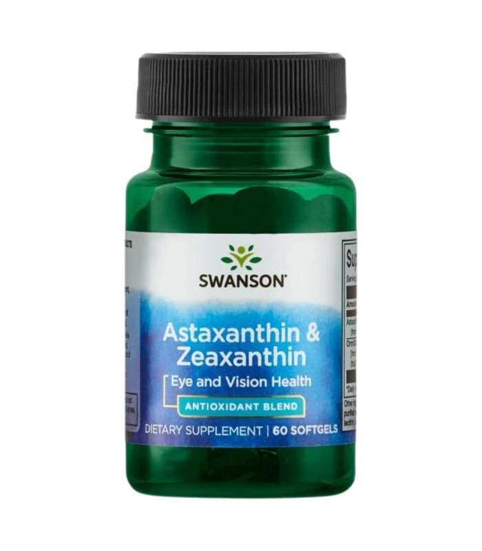 SWANSON Astaxanthin & Zeaxanthin 60 капсули - проблеми с очите
