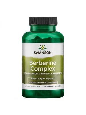 SWANSON Berberine Complex with Cinnamon, Gymnema & Fenugreek 90 капсули 