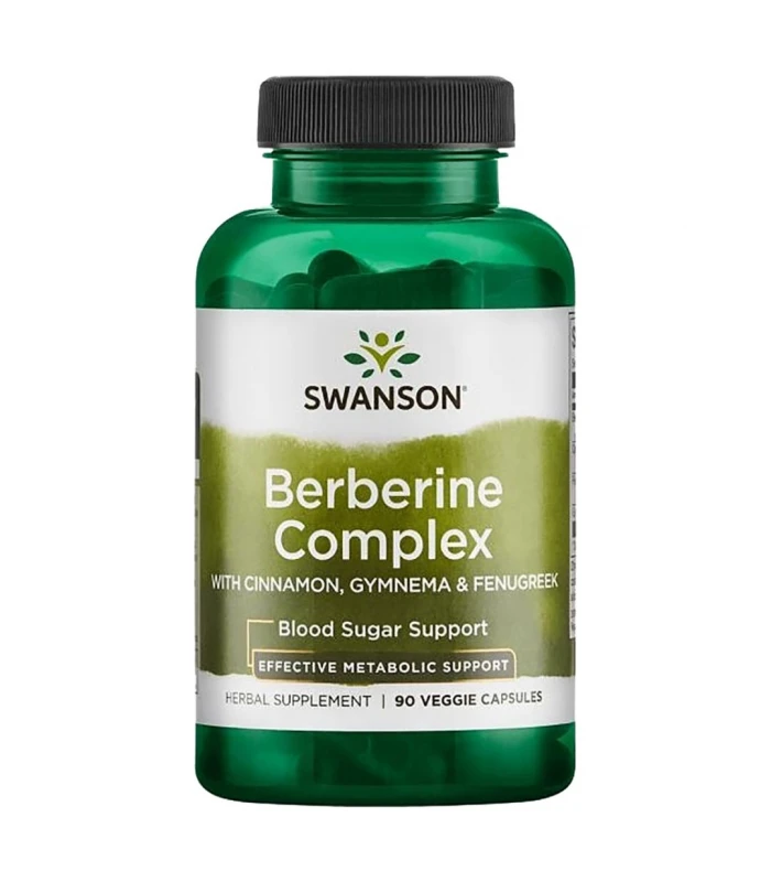 SWANSON Berberine Complex with Cinnamon, Gymnema & Fenugreek 90 капсули