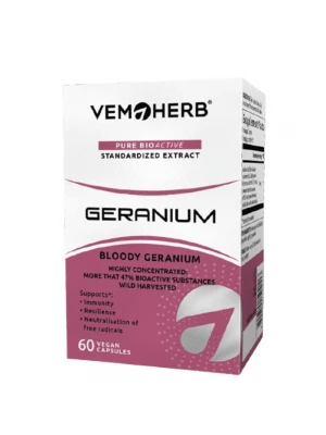 VEMOHERB Geranium, 60 Caps - Укрепва имунитета