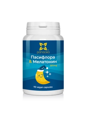 Пасифлора и Мелатонин, 90капс - формула за сън