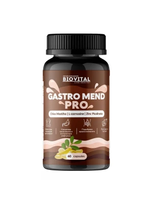 GastroMend Pro, 60капс - при гастрит, рефлукс и киселини