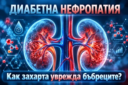 ДИАБЕТНА НЕФРОПАТИЯ: КАК ДИАБЕТЪТ УВРЕЖДА БЪБРЕЦИТЕ