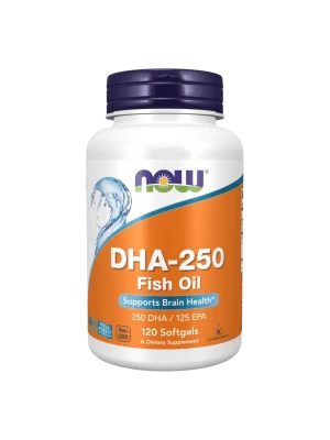 NOW DHA 250 мг 120капс - Рибено масло