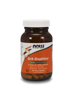 NOW Gr-8-Dophilus 60капсули - Пробиотик