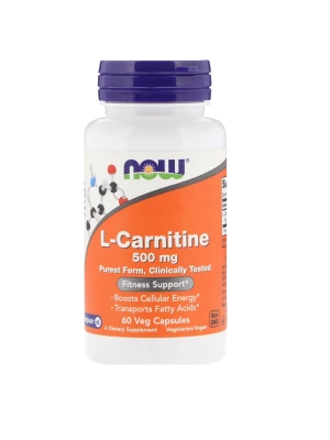 NOW L-Carnitine 500 мг 60капс - L-Карнитин