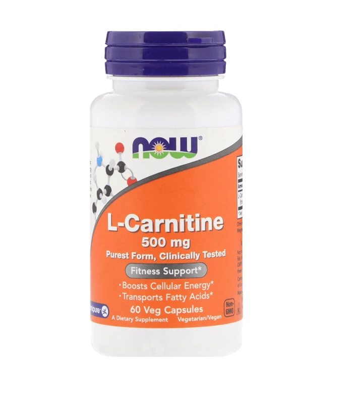 NOW L-Carnitine 500 мг 60капс - L-Карнитин