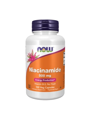 NOW Niacinamide 500мг 100капс - Витамин B-3