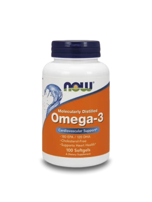 NOW Omega 3 1000мг-100 дражета Омега 3 мастни киселини