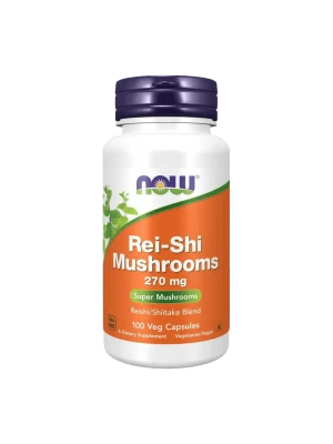 NOW Rei-Shi Mushroom 270мг 100капс - Рейши + Шийтаке
