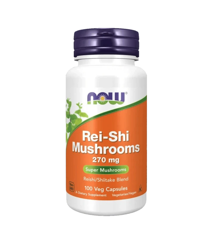 NOW Rei-Shi Mushroom 270мг 100капс - Рейши + Шийтаке