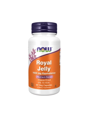 Now Royal Jelly 1500мг 60капс - Пчелно млечице