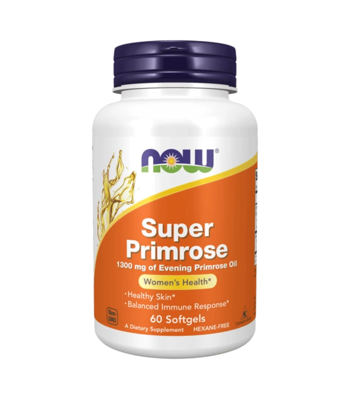 NOW Super Primrose Oil 1300mg 60капс -  Масло от вечерна иглика