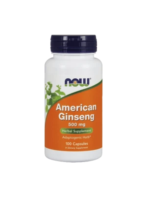 NOW American Ginseng 500мг 100капс. Американски женшен