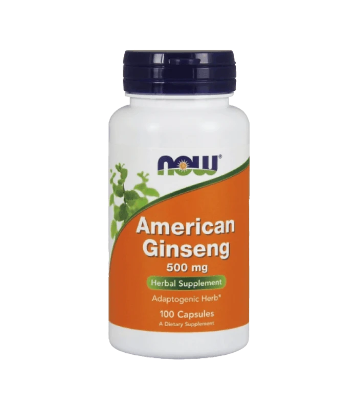 NOW American Ginseng 500мг 100капс. Американски женшен