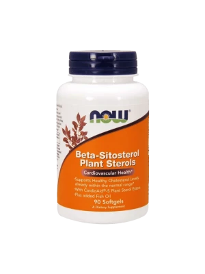 NOW Beta-Sitosterol Plant Sterols 90капс - нормален холестерол