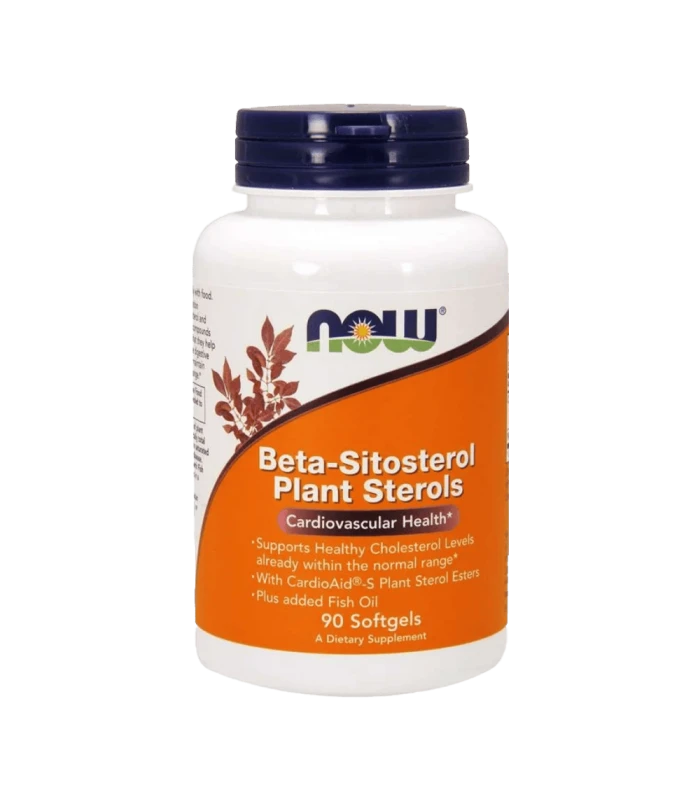 NOW Beta-Sitosterol Plant Sterols 90капс - нормален холестерол