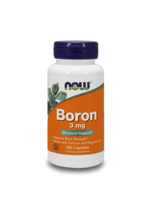 NOW Boron 3 мг 100капс - минерал Бор