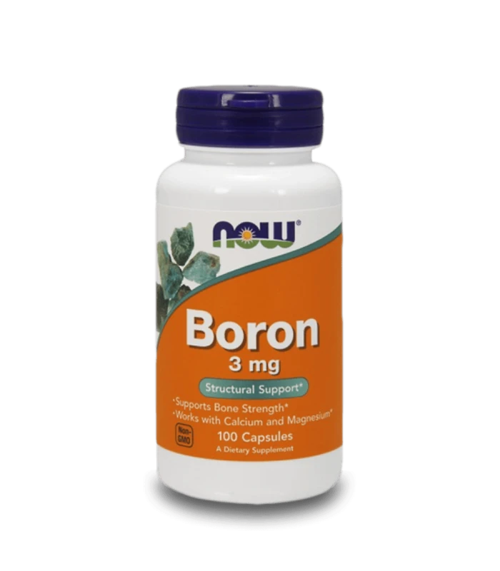 NOW Boron 3 мг 100капс - минерал Бор