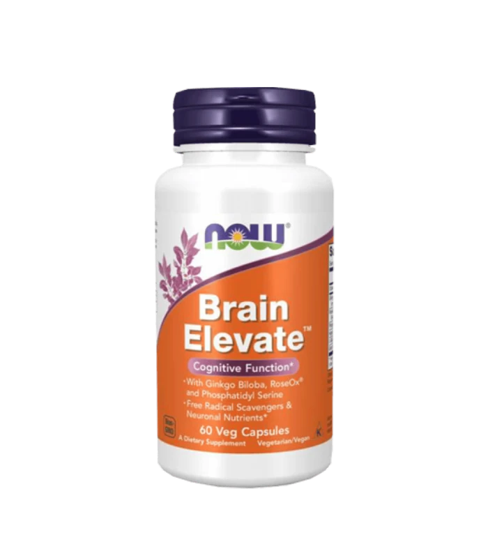 NOW Brain Elevate 60капс - Витмини за мозъка