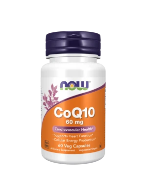 NOW CoQ10 60 мг 60капс - Коензим Q10
