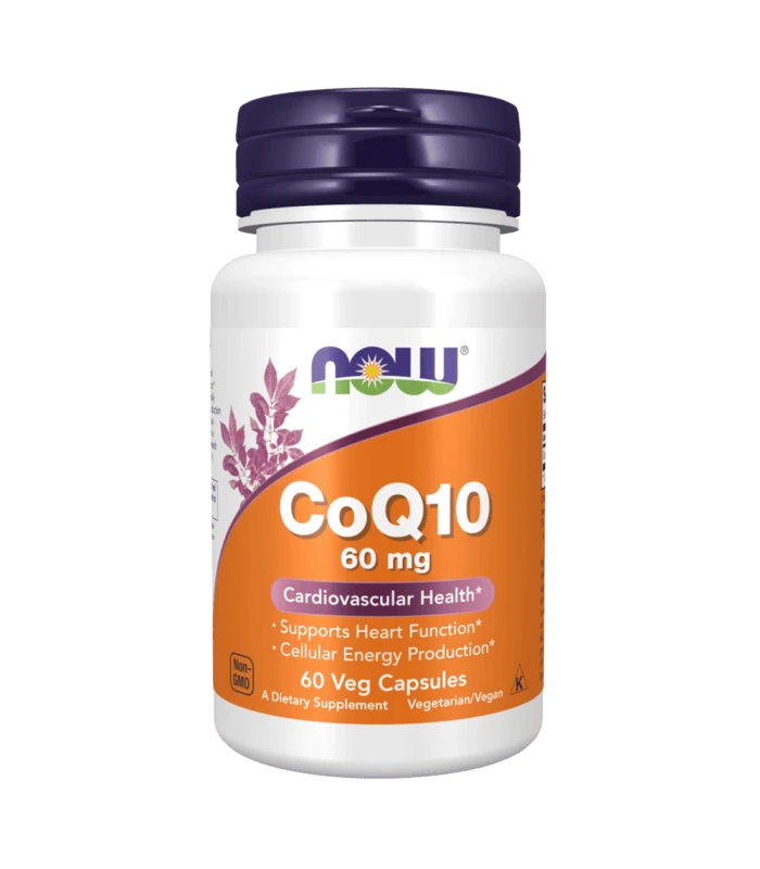 NOW CoQ10 60 мг 60капс - Коензим Q10