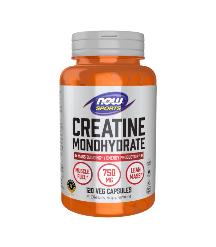 NOW Creatine Monohydrate 750 мг 120 капс 