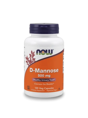 Now D-Mannose 500 мг 120 капсули Д-маноза