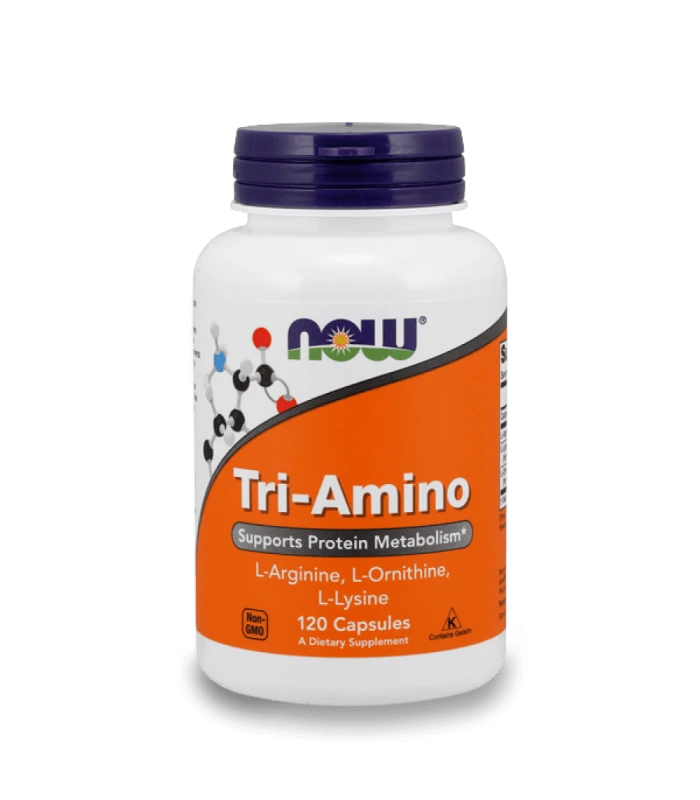 NOW Tri-Amino L-Arginine L-Ornithine L-Lysine 120капс