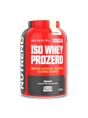 NUTREND Iso Whey Prozero 2250гр - Суроватъчен протеин изолат 