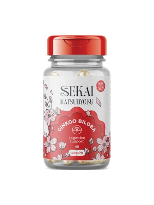 SEKAI KATSURYOKU Ginkgo Biloba 48капс - Гинко билоба