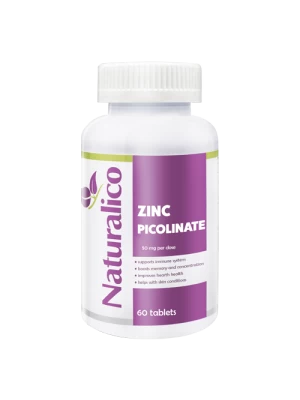 NATURALICO Zinc Picolinate за поддържане на хормоналния баланс