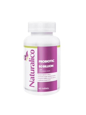 NATURALICO Probiotic 50 Billion 60табл -  Пробиотик 10 щама